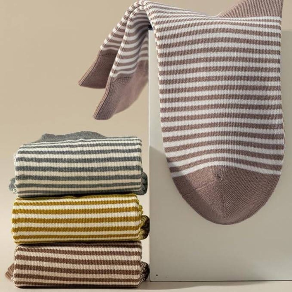 MSRP $18 MAGIARTE 6-Pack Women's Mini Crew Socks Combed Cotton Casual Athletic